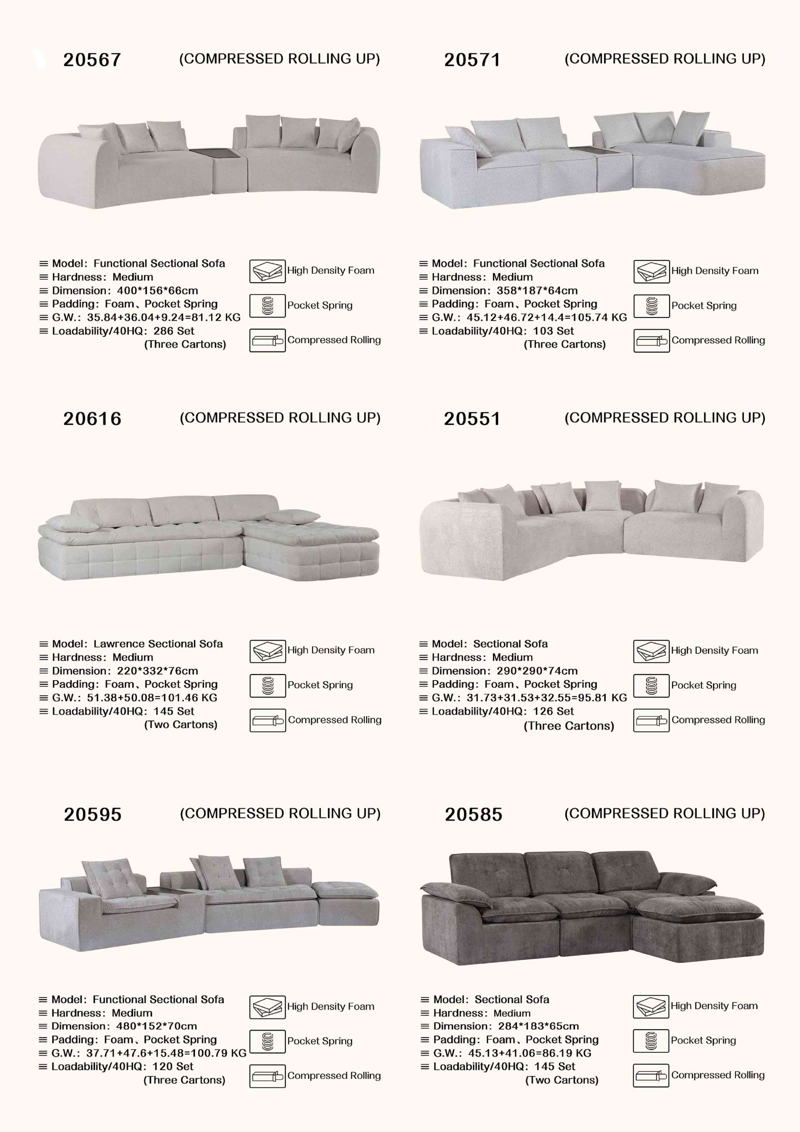 Model 20017‑1S Sofa